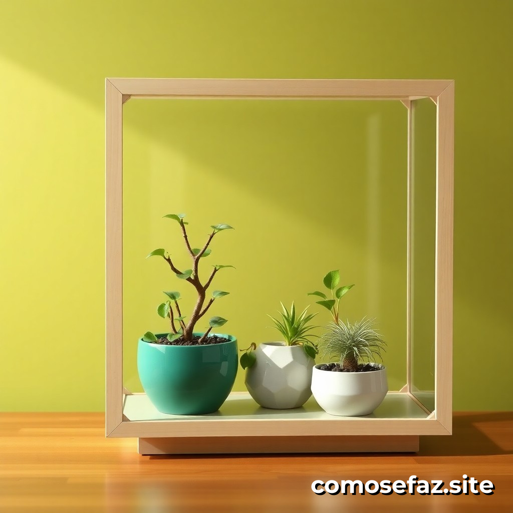 Haciendo un terrario en un frasco de vidrio para decorar mi hogar