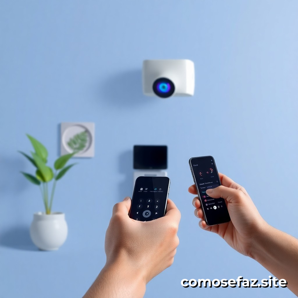 Instalação de Tomadas Inteligentes com Controle Remoto
