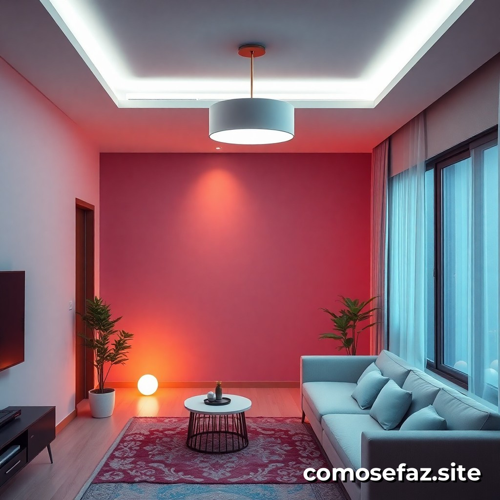 Instalación de un sistema de iluminación inteligente en casa