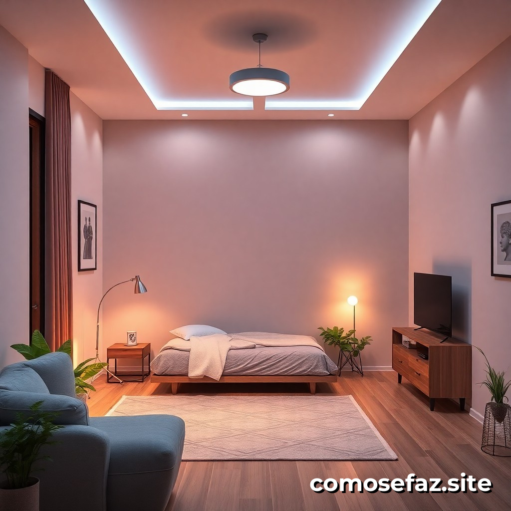 Instalación de un sistema de iluminación LED inteligente en tu habitación