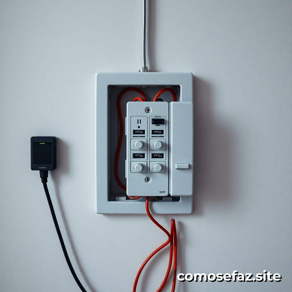 Instalando um disjuntor de proteção em minha casa para evitar curtos-circuitos