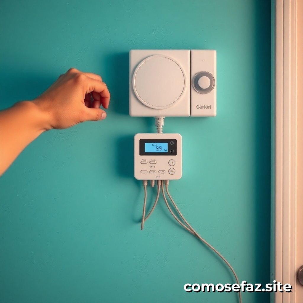 Instalando um dispositivo de controle de energia para reduzir o consumo de energia em minha casa