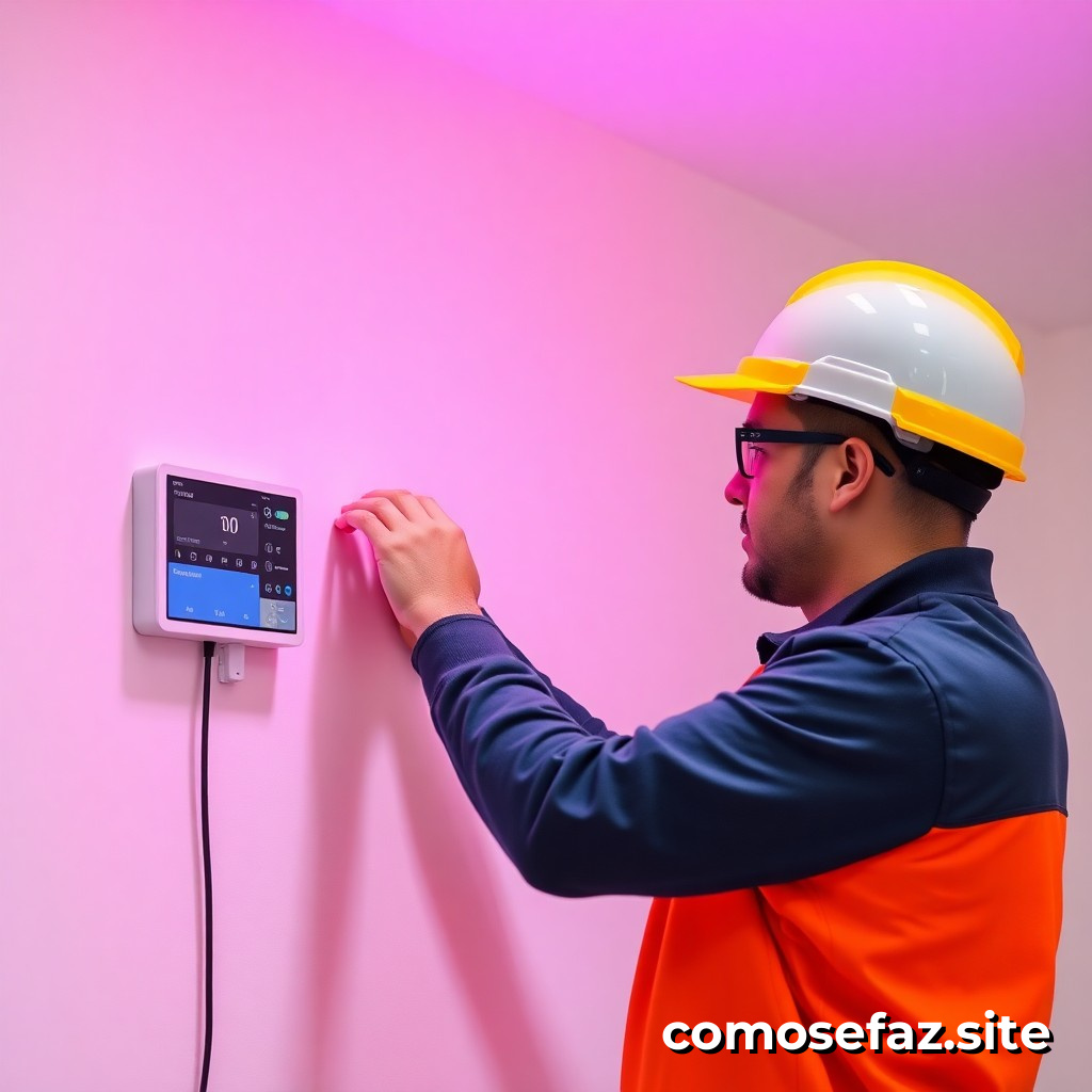 Instalando um sistema de controle de iluminação inteligente