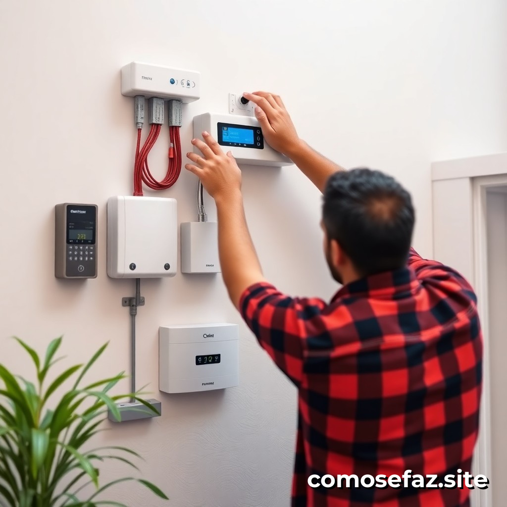 Instalando um sistema de economia de energia em casa com dispositivos inteligentes