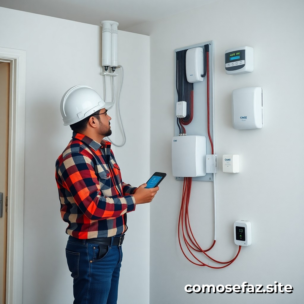 Instalando um sistema de economia de energia em minha casa com dispositivos inteligentes