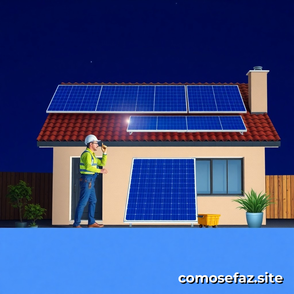 Instalando um sistema de energia solar em casa de forma segura e eficiente