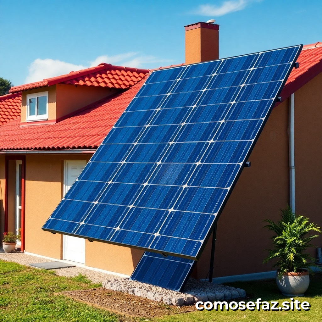Instalando um Sistema de Energia Solar em Minha Casa: Um Guia Passo a Passo