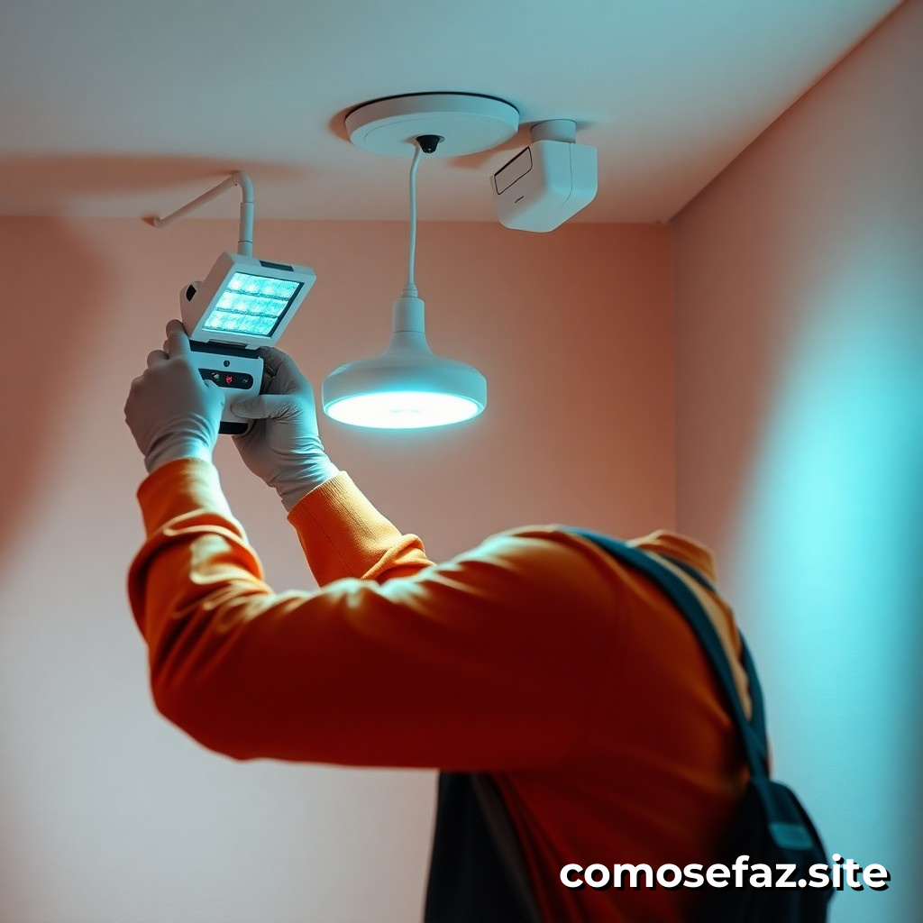 Instalando um Sistema de Iluminação Automático com Sensores de Movimento