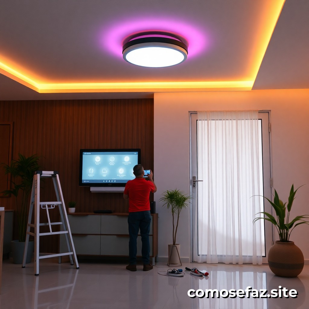 Instalando um sistema de iluminação automatizada em casa