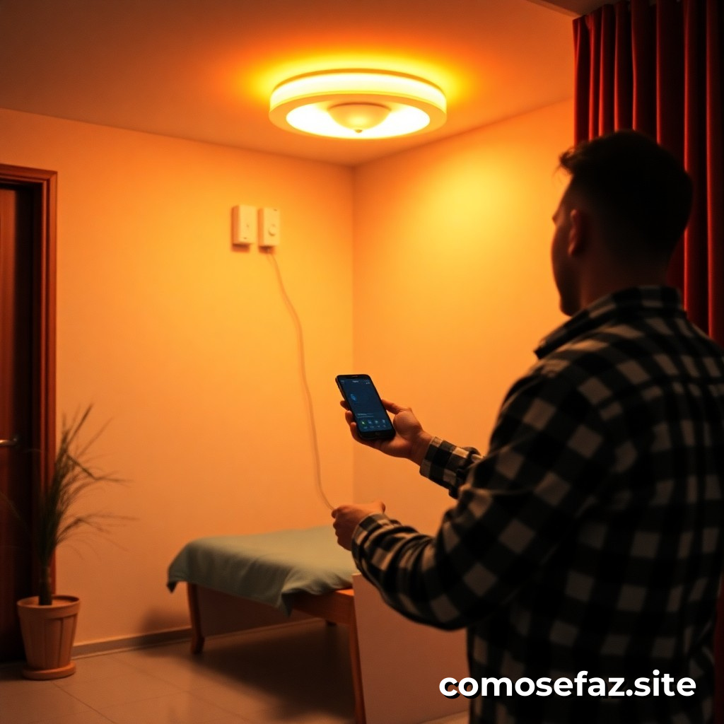 Instalando um sistema de iluminação automatizado em minha casa