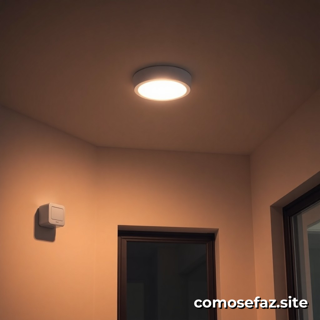 Instalando um Sistema de Iluminação com Sensores de Movimento em Casa