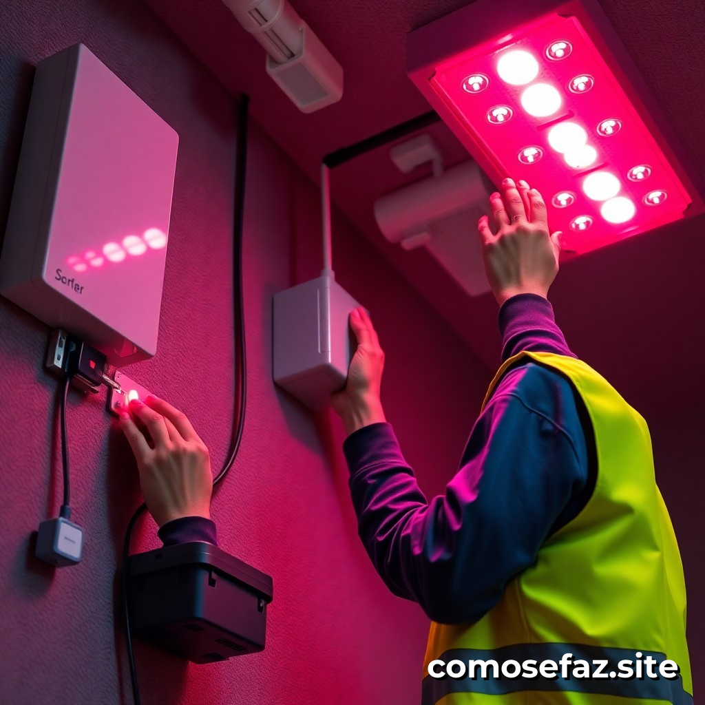 Instalando um Sistema de Iluminação de Emergência com Baterias Recarregáveis