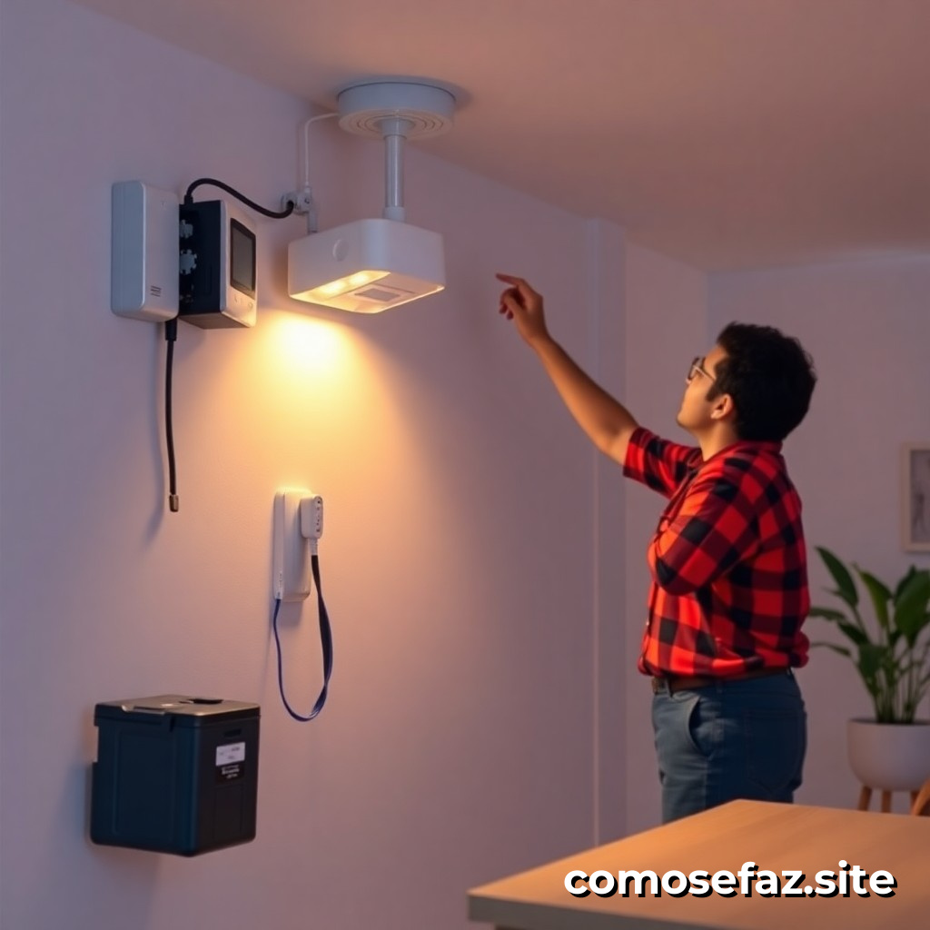 Instalando um Sistema de Iluminação de Emergência em Casa com Baterias Recarregáveis
