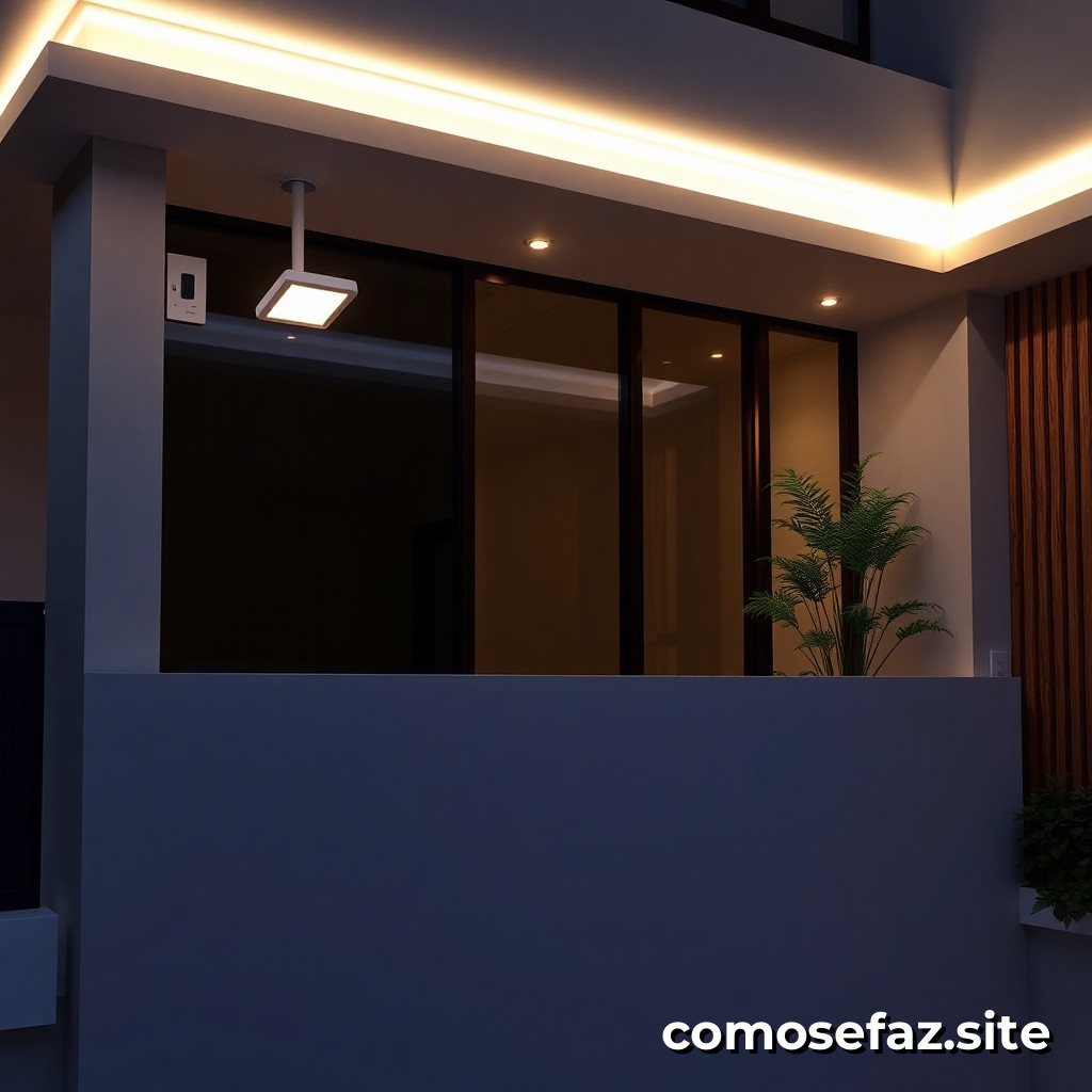 Instalando um sistema de iluminação de emergência para minha casa