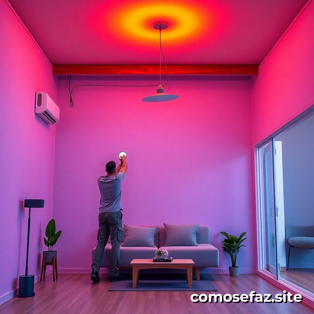 Instalando um Sistema de Iluminação Econômica em Casa
