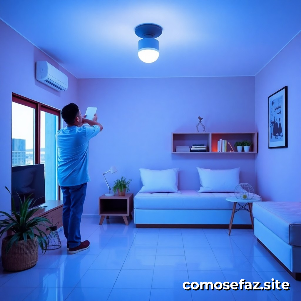 Instalando um sistema de iluminação econômico com lâmpadas LED em sua casa