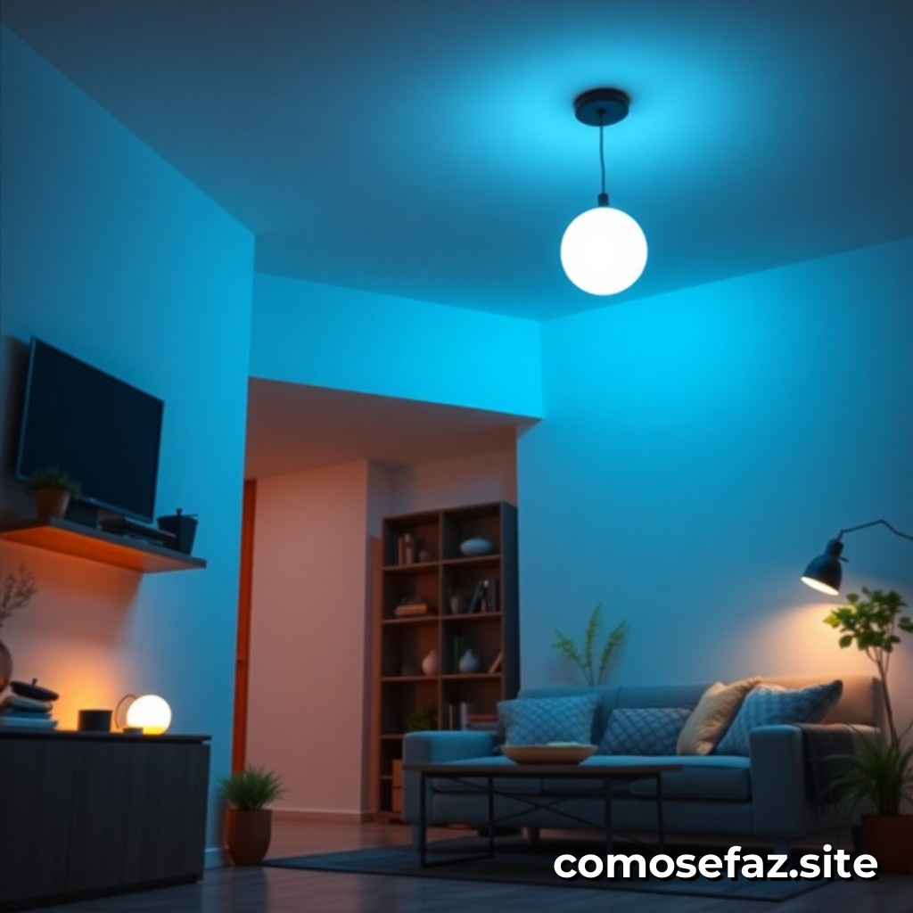 Instalando um sistema de iluminação economica e eficiente em minha casa