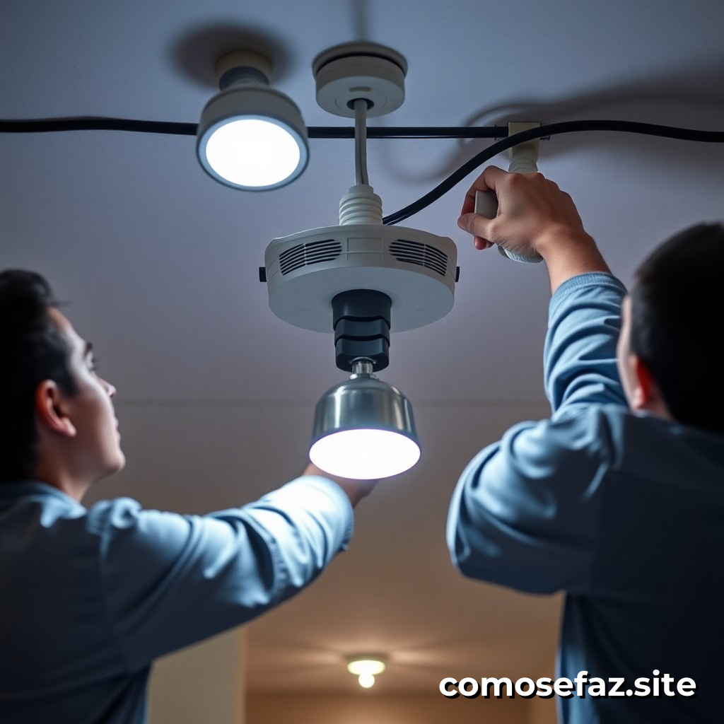 Instalando um Sistema de Iluminação Eficiente com Controle de Intensidade e Cronômetro