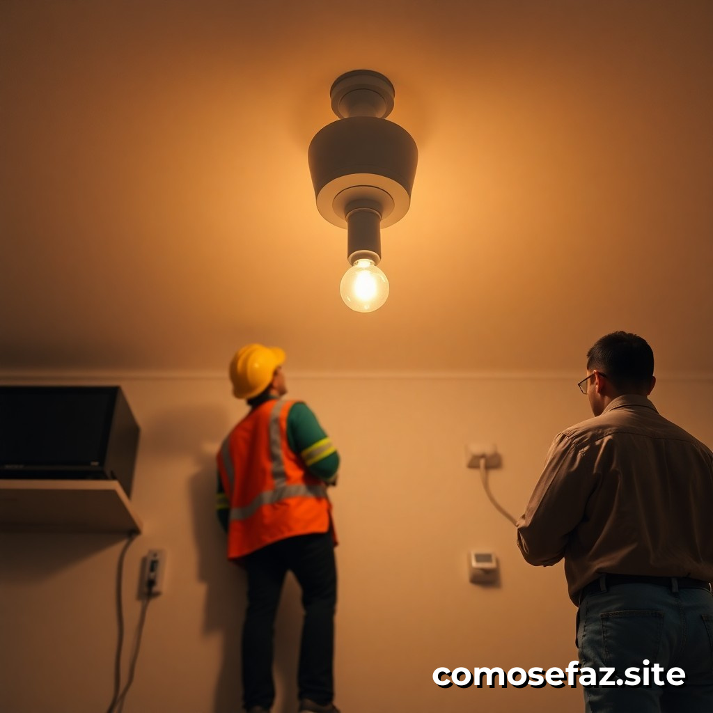 Instalando um Sistema de Iluminação Eficiente com Controles de Energia Inteligentes