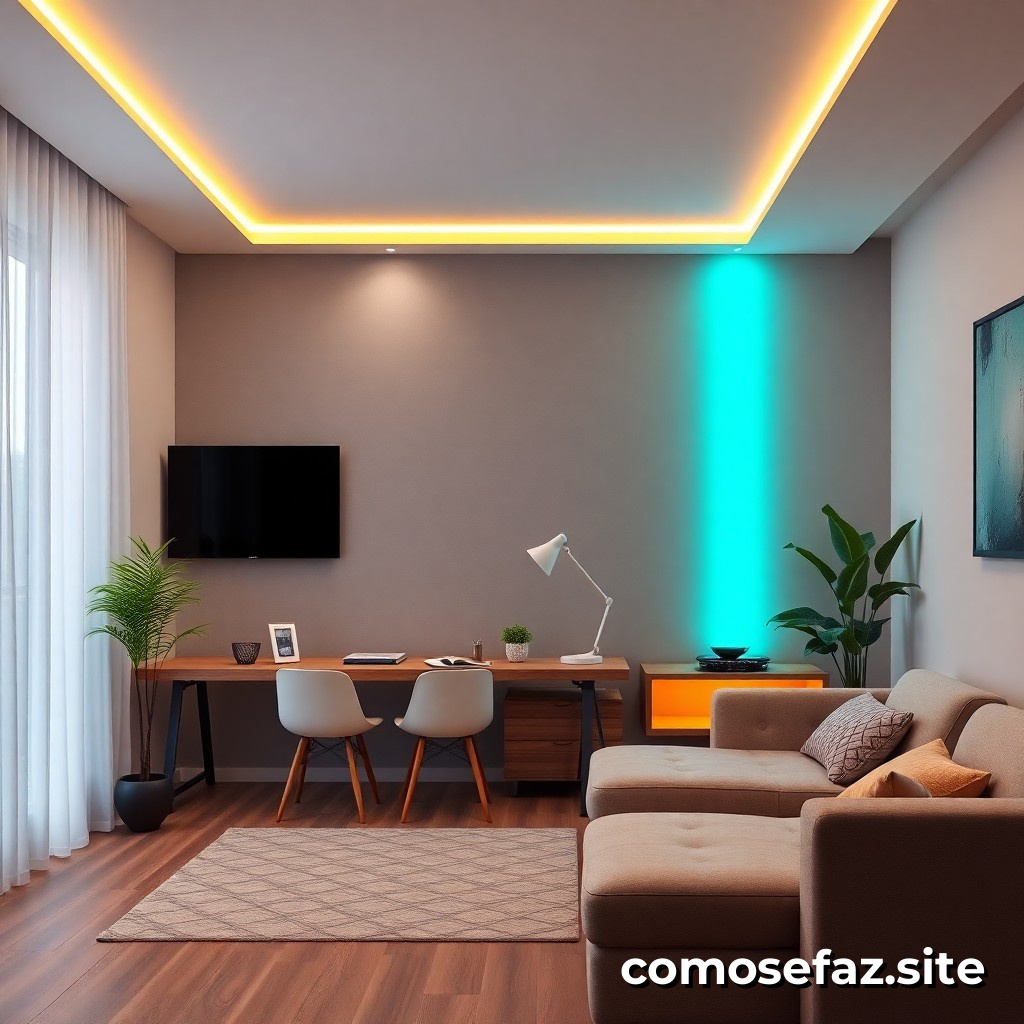 Instalando um Sistema de Iluminação Eficiente com Controles Inteligentes em sua Casa