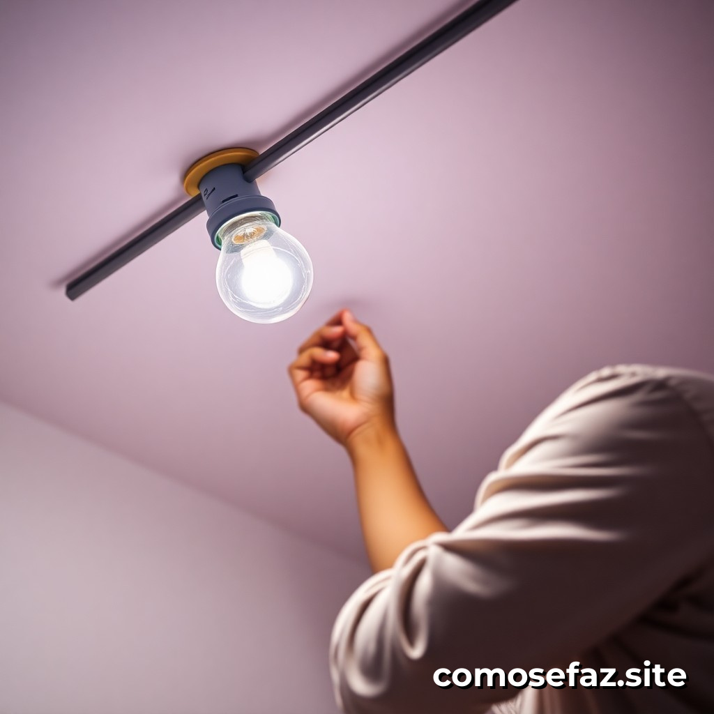 Instalando um sistema de iluminação eficiente com lâmpadas LED para reduzir a conta de energia