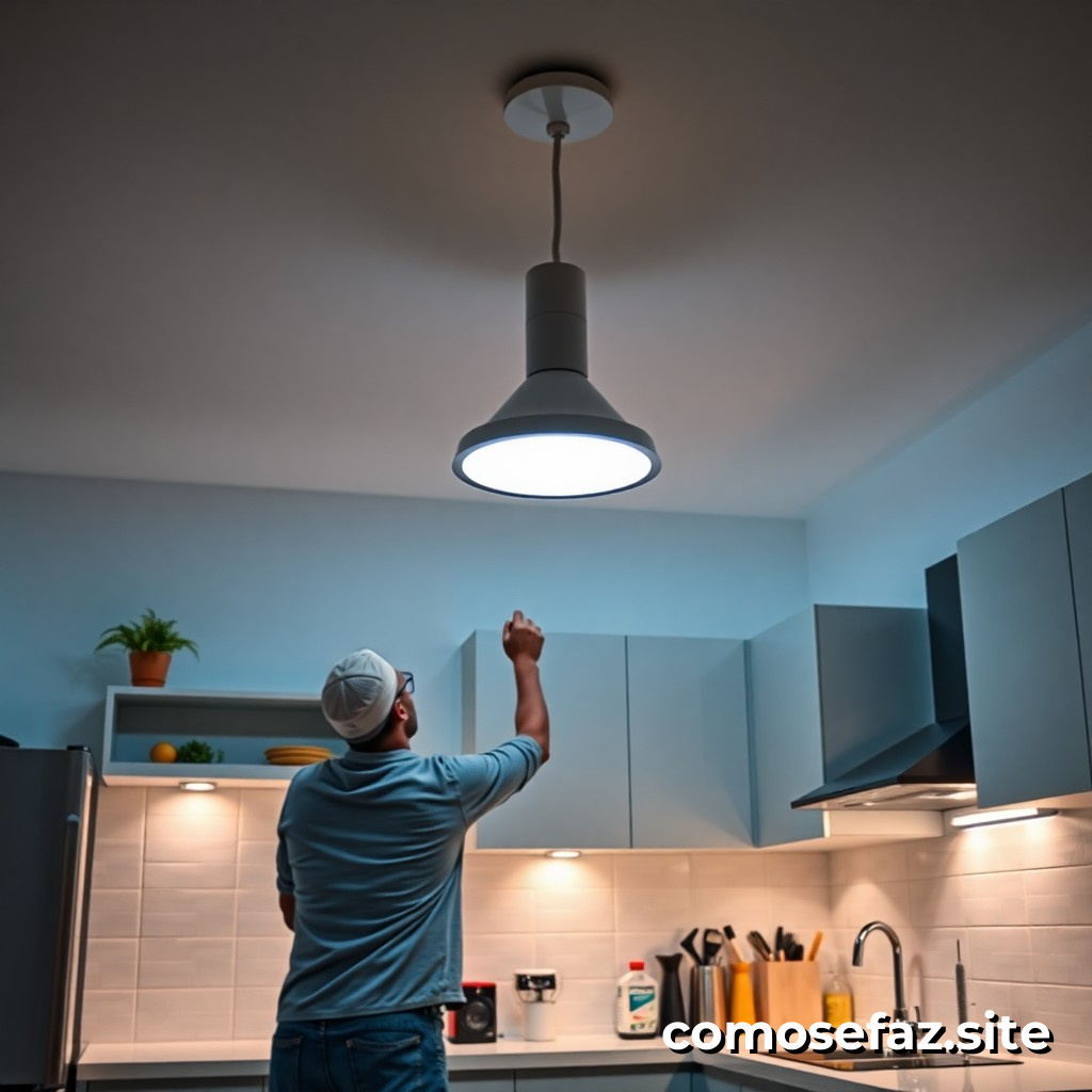 Instalando um Sistema de Iluminação Eficiente com LED em uma Cozinha