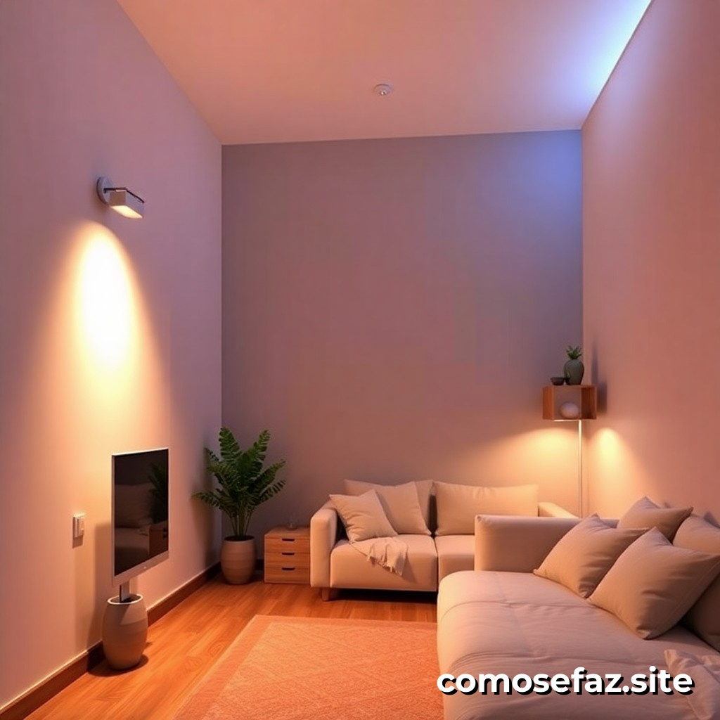 Instalando um Sistema de Iluminação Eficiente com Sensores de Movimento em Casa