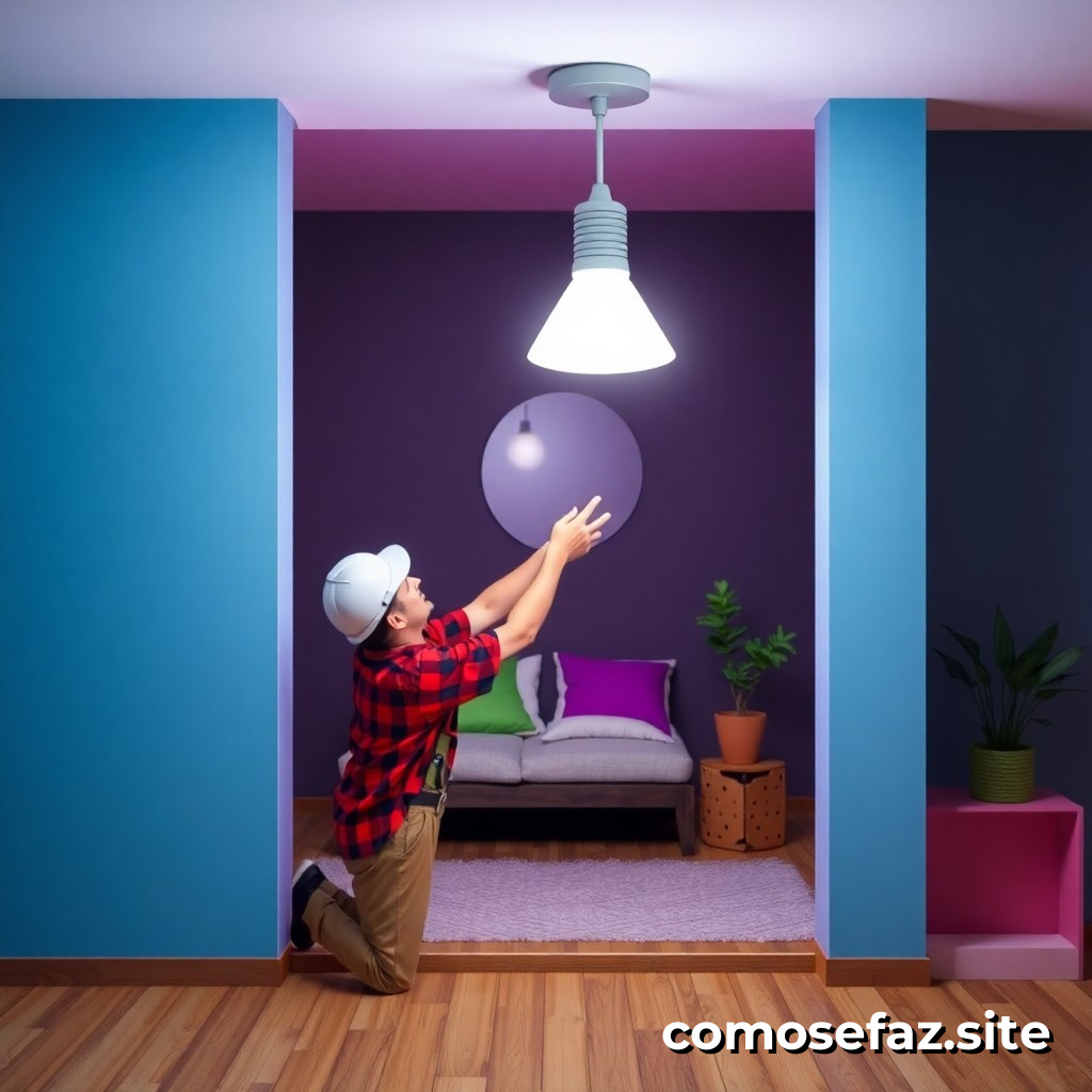 Instalando um sistema de iluminação inteligente para economizar energia em casa