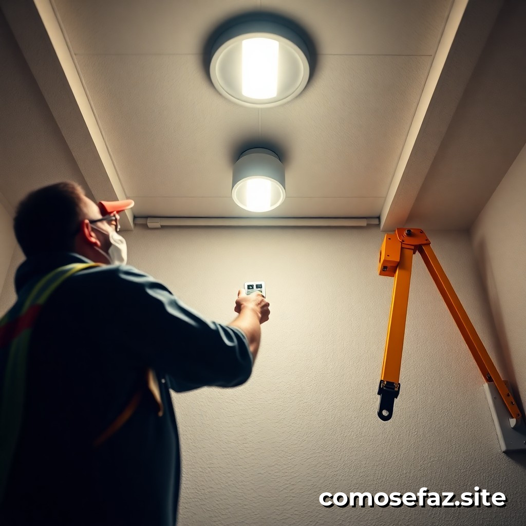 Instalando um Sistema de Iluminação LED Eficiente com Controle de Energia e Automatização