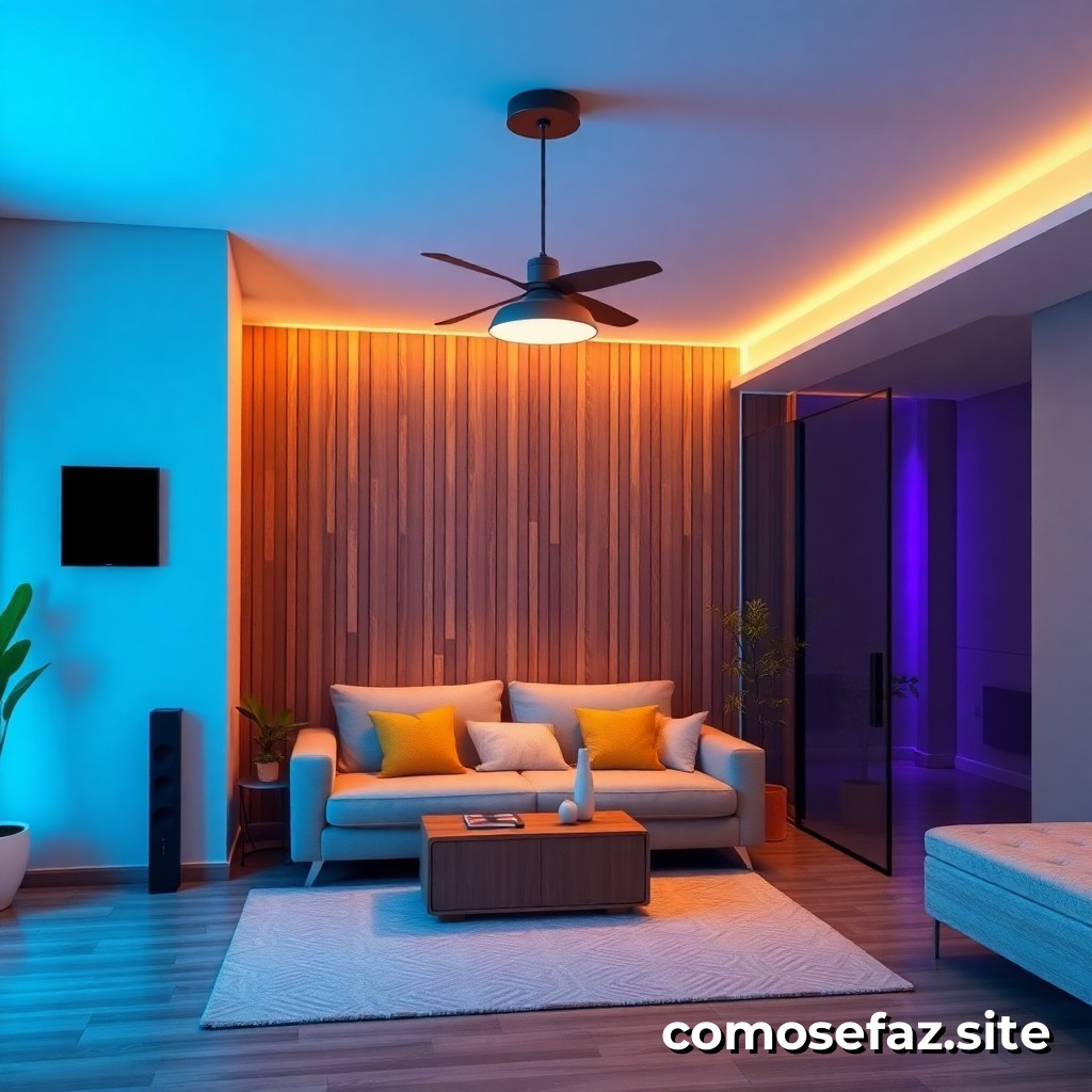 Instalando um Sistema de Iluminação LED Eficiente com Controle de Voz em sua Casa