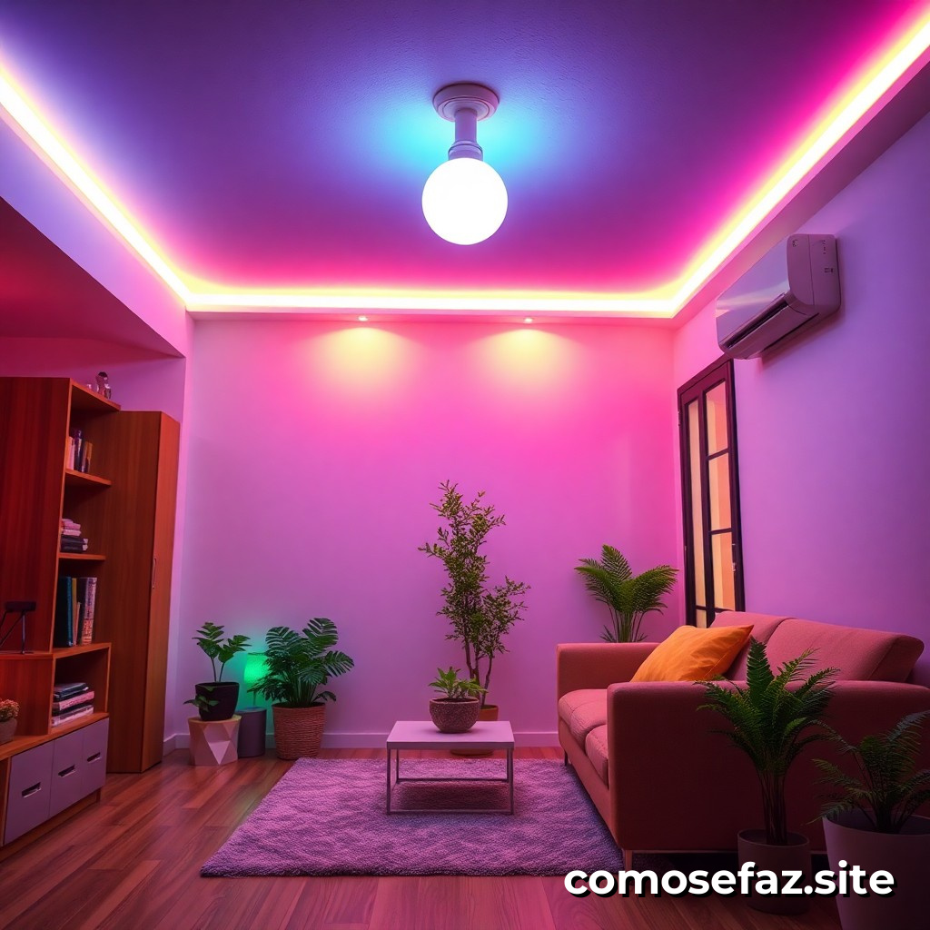 Instalando um sistema de iluminação LED eficiente e econômico em minha casa