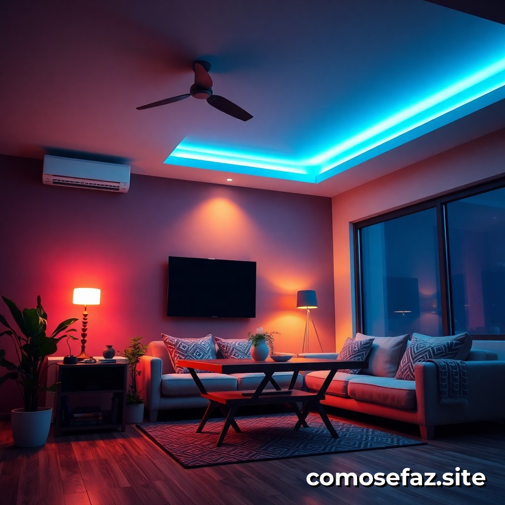 Instalando um Sistema de Iluminação LED Eficiente em Casa