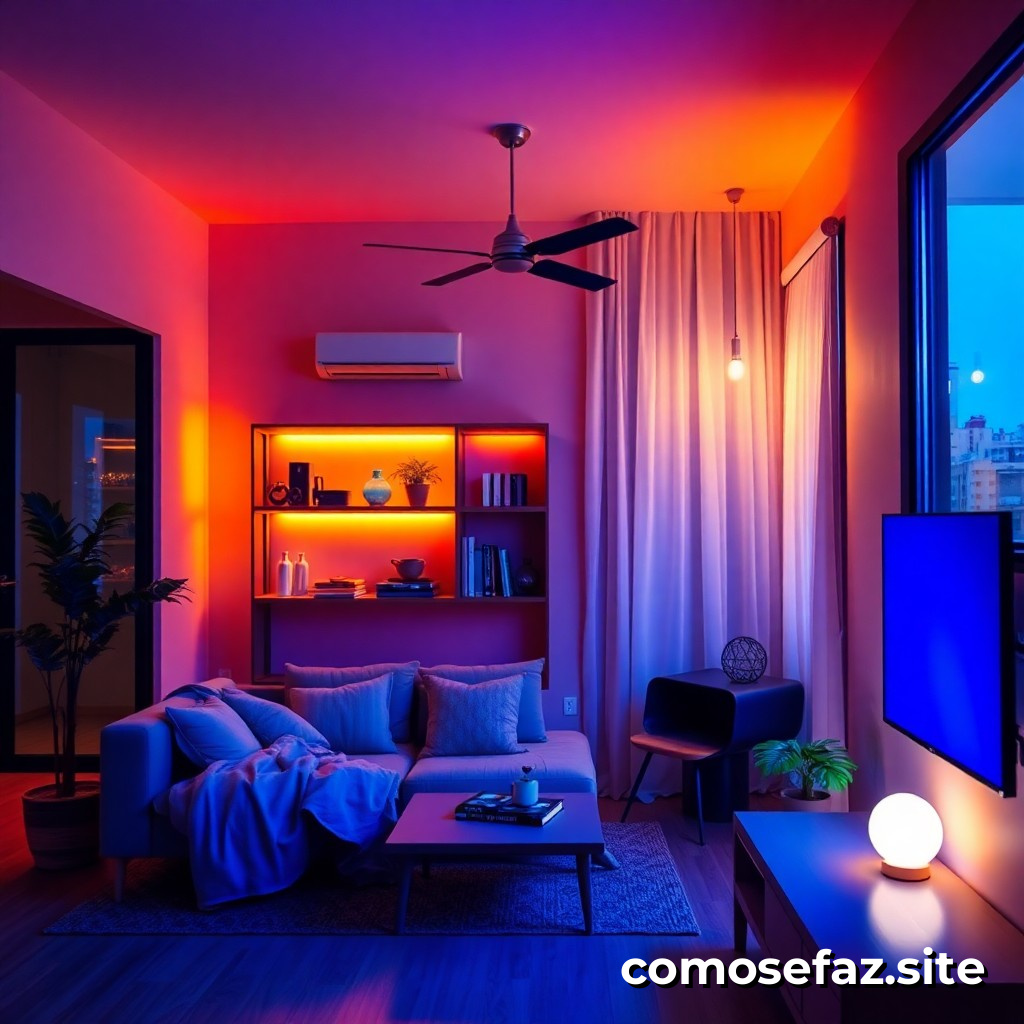 Instalando um Sistema de Iluminação LED Eficiente em Minha Casa
