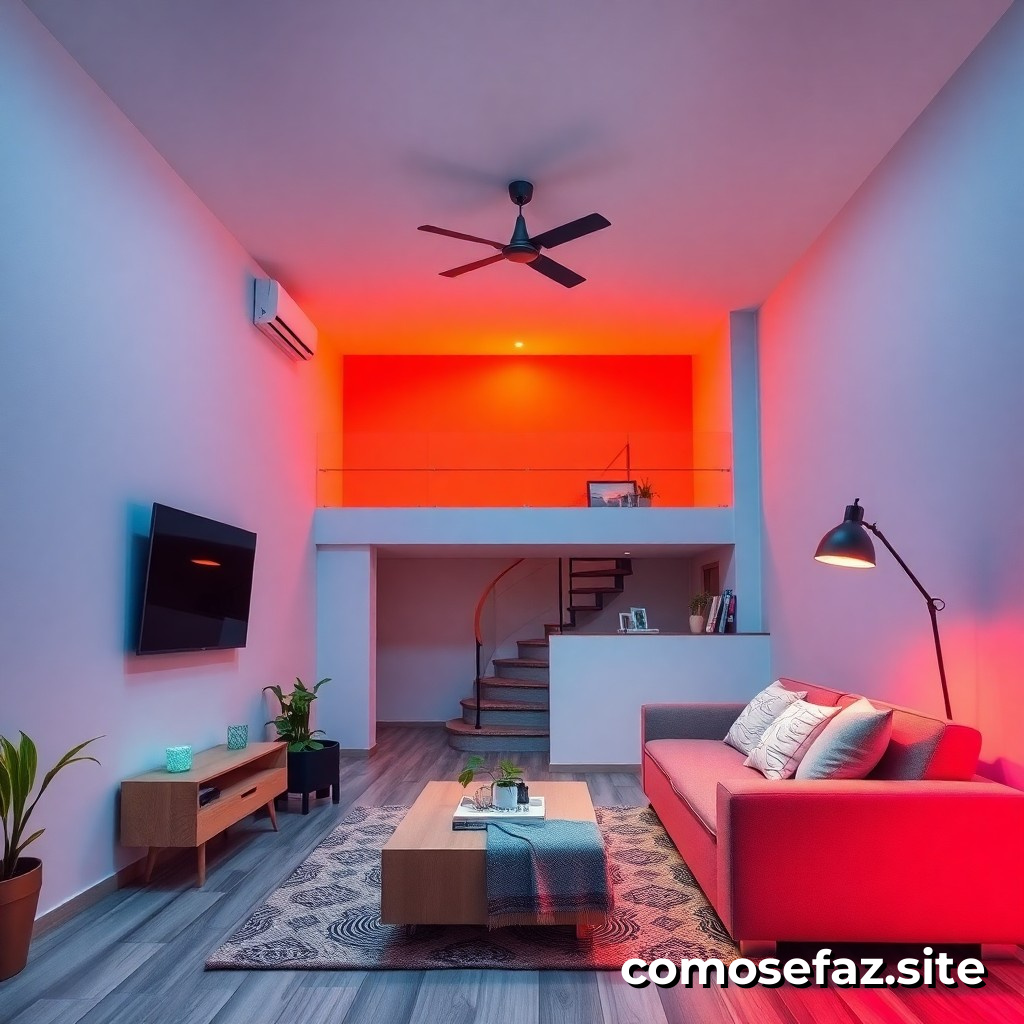 Instalando um Sistema de Iluminação LED Eficiente em minha Casa com Controle Remoto