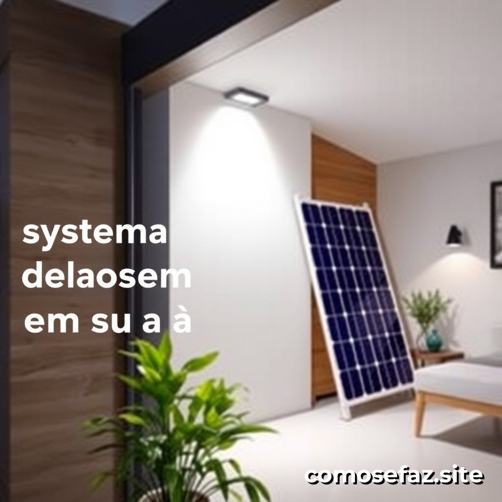 Instalando um sistema de iluminação solar em sua casa: um guia prático