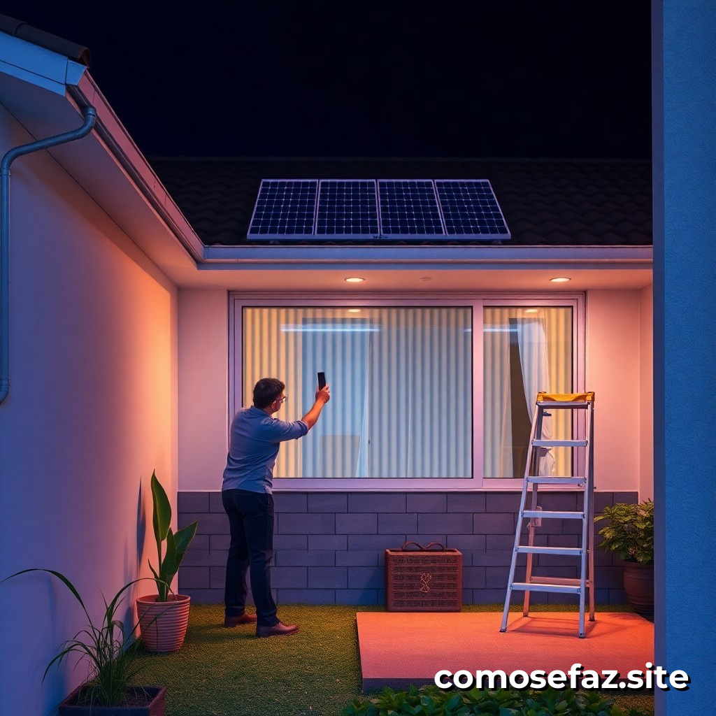 Instalando um sistema de iluminação solar em sua residência