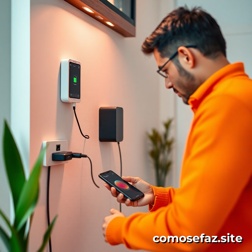 Instalando un sistema de carga de dispositivos móviles inalámbrico en el hogar