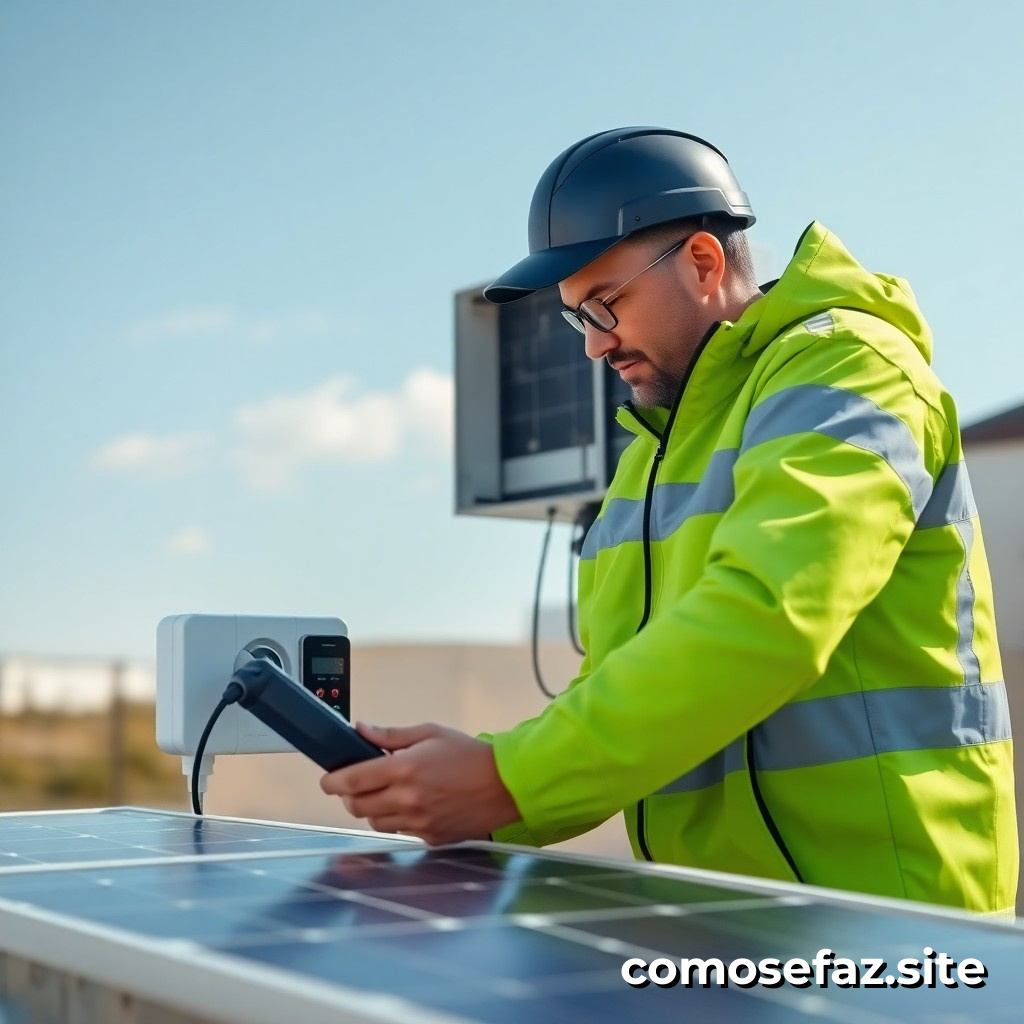 Instalando un sistema de carga para dispositivos móviles con energía solar