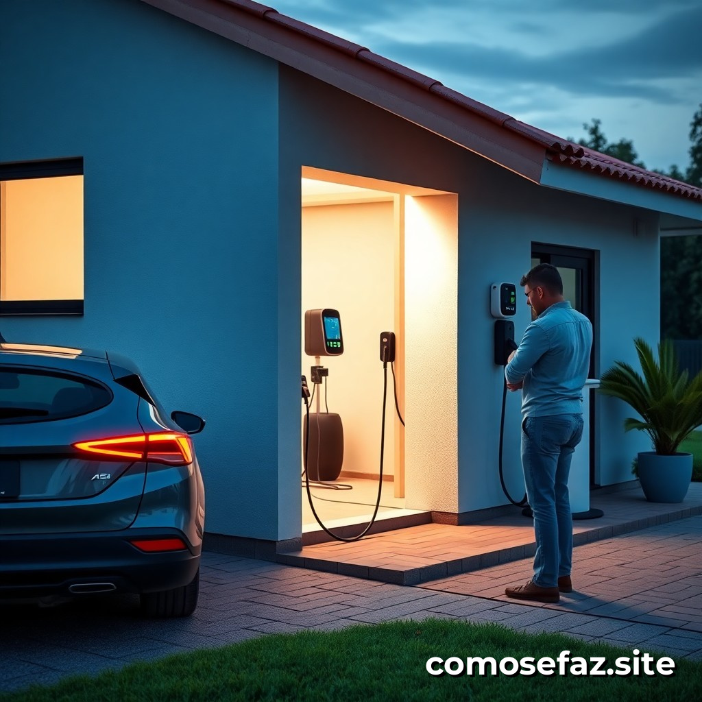 Instalando un sistema de carga para vehículos eléctricos en casa