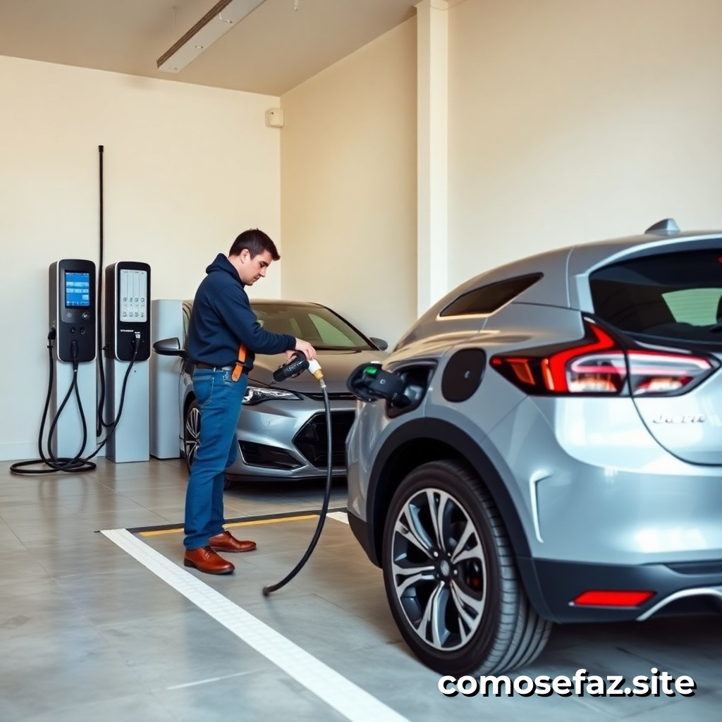 Instalando un sistema de carga para vehículos eléctricos en mi garaje