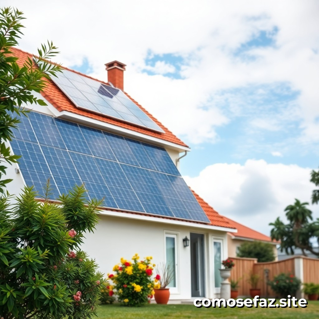 Instalando un Sistema de Energía Solar en tu Casa para Reducir el Consumo de Energía
