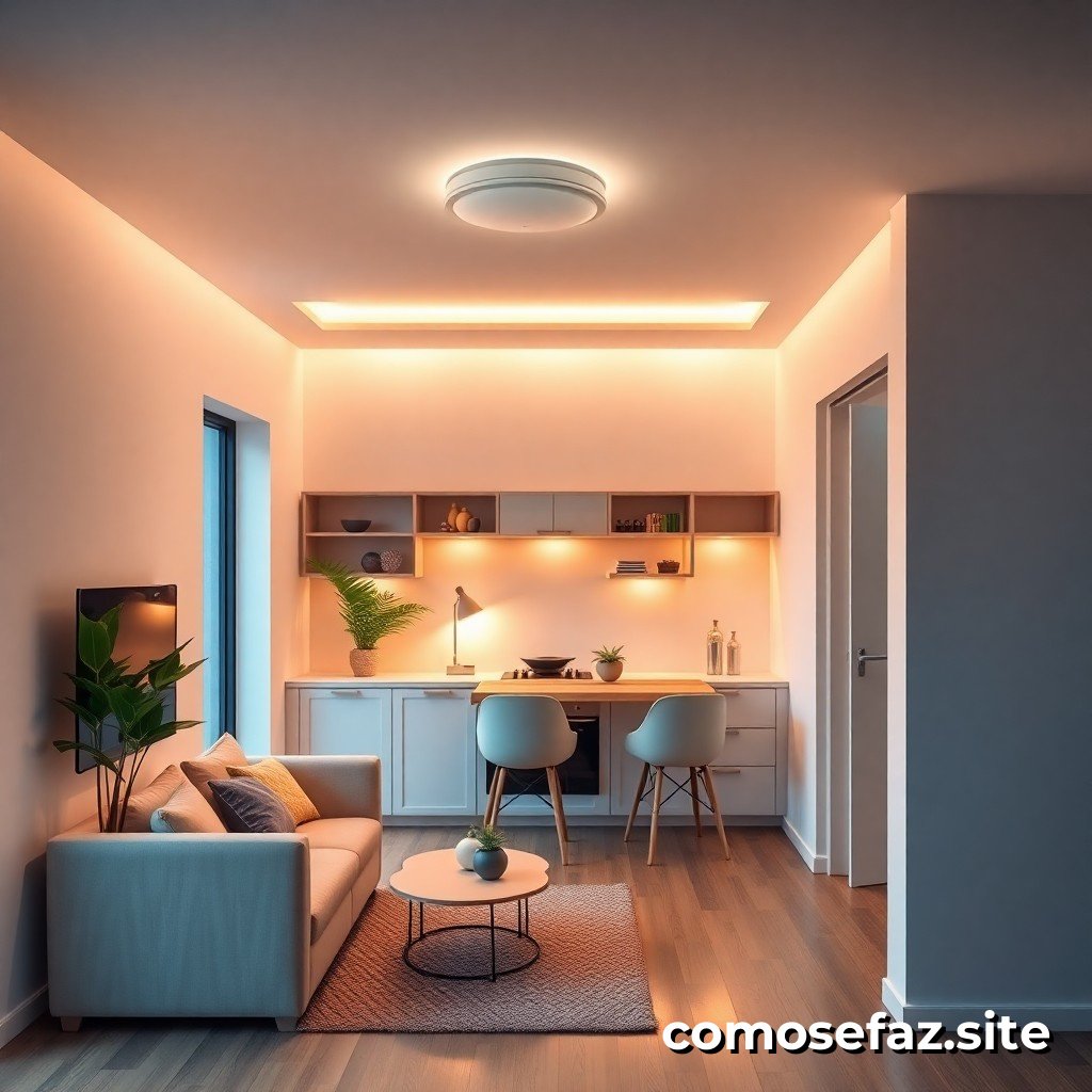 Instalando un sistema de iluminação inteligente en mi casa con facilidad