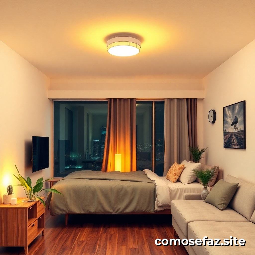 Instalando un sistema de iluminação inteligente en mi habitación para ahorrar energía