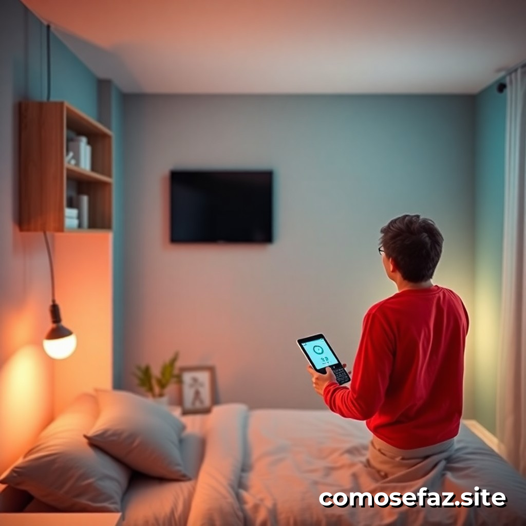 Instalando un sistema de iluminación inteligente con control remoto en mi habitación