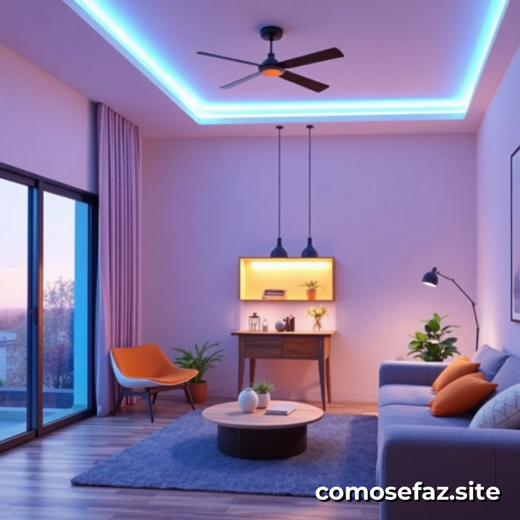 Instale um sistema de iluminação LED eficiente com controle de movimento em sua casa