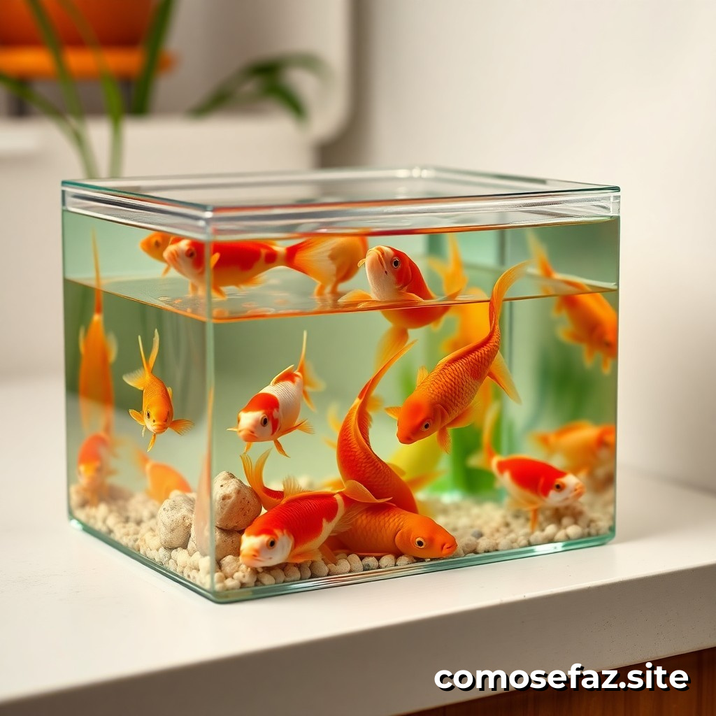 Montando um Aquário de Pequeno Porte com Peixes Coloridos