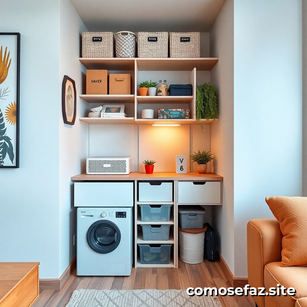 Organización de un espacio de almacenamiento en un apartamento pequeño