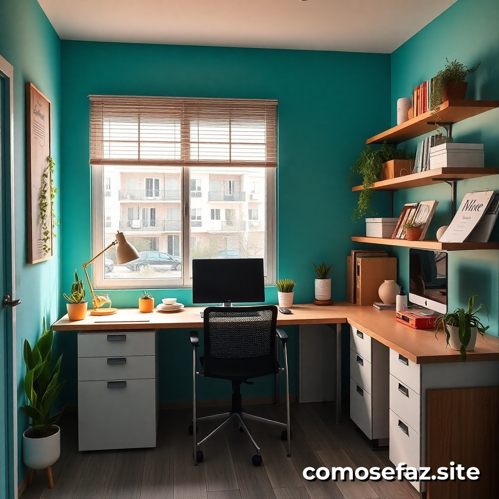 Organización de un espacio de trabajo eficiente en un hogar pequeño
