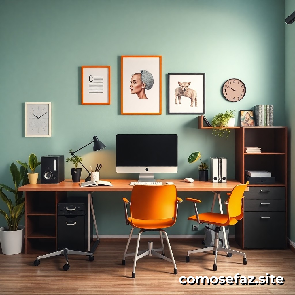 Organización de un espacio de trabajo en casa para aumentar la productividad y reducir el estrés