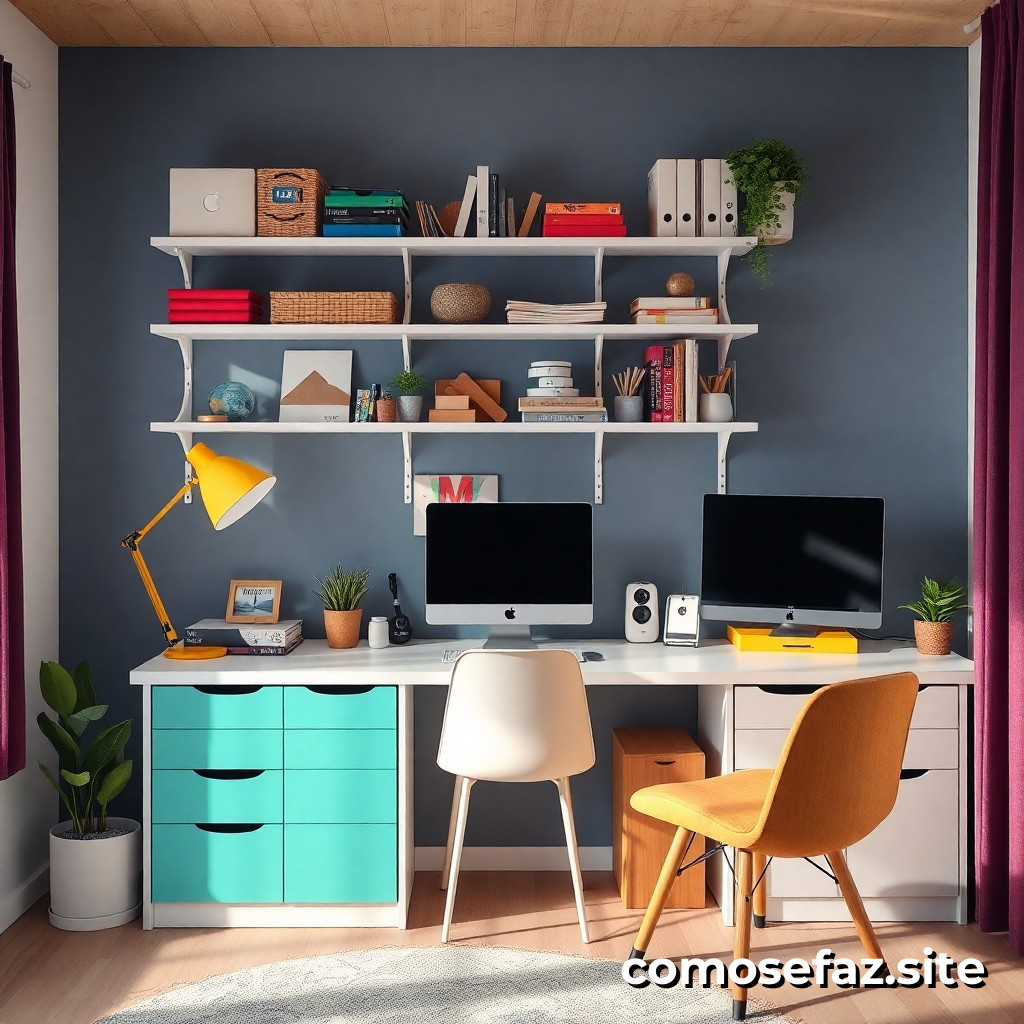 Organizando meu espaço de trabalho em casa de forma eficiente